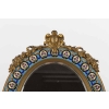 Miroir en émail cloisonné et bronze fin 19e siècle | Biron Miroir en émail cloisonné et bronze fin 19e siècle