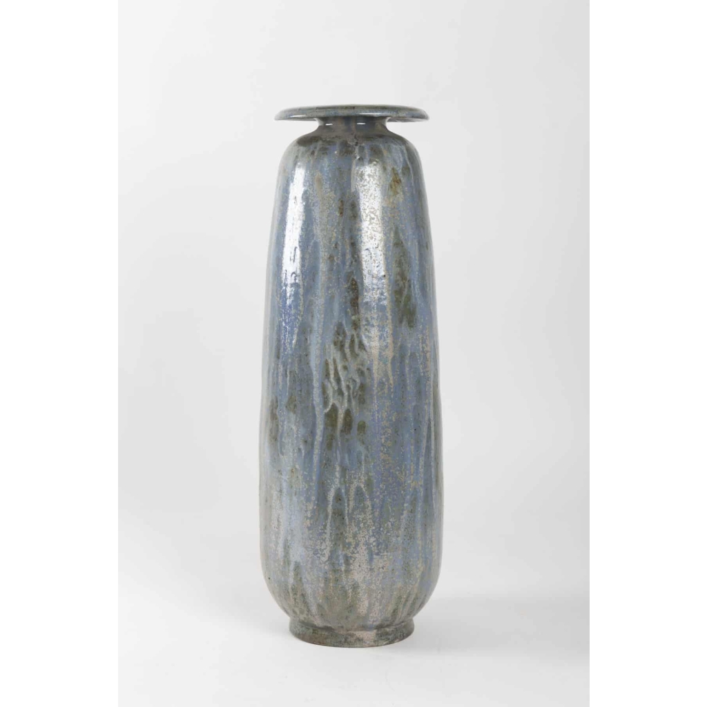Grand vase en céramique par Edgard AUBRY ( 1880 – 1943 ) – Grès de Bouffioux | Biron ||||||||