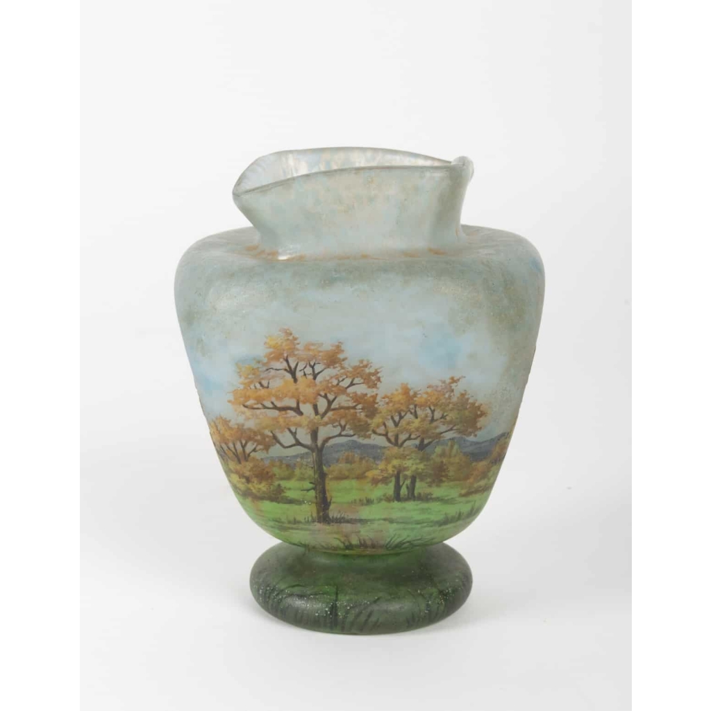 Vase signé DAUM Nancy | Biron |||||