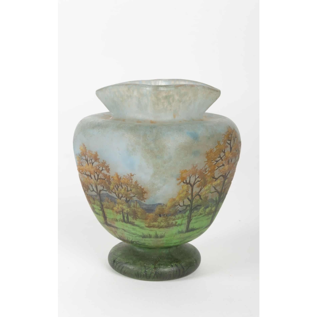 Vase signé DAUM Nancy | Biron Vase signé DAUM Nancy