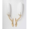 Paire d’appliques en bronze doré de la Maison Arlus, France, 1960 | Biron ||||||