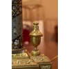 Lampe cloisonnée monture bronze 19e siècle