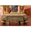 Lampe cloisonnée monture bronze 19e siècle