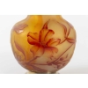 Vase de DAUM NANCY AUX AUBEPINES SUR PIED EN ARGENT