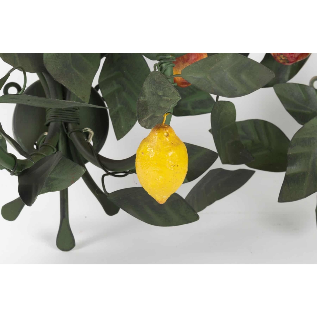 Paire d’appliques « Citrons et Grenades », Maison Honoré France, 1960 | Biron Paire d’appliques "Citrons et Grenades", Maison Honoré France, 1960