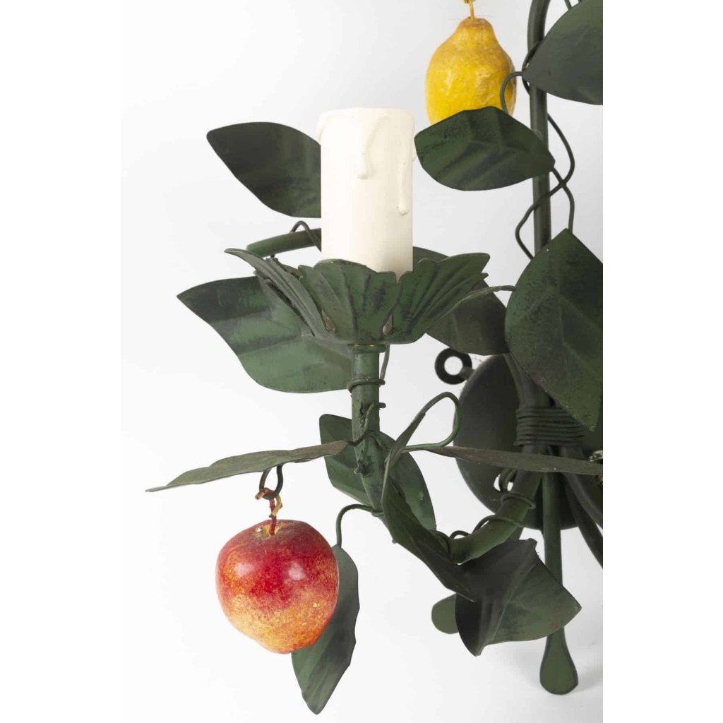 Paire d’appliques « Citrons et Grenades », Maison Honoré France, 1960 | Biron Paire d’appliques "Citrons et Grenades", Maison Honoré France, 1960