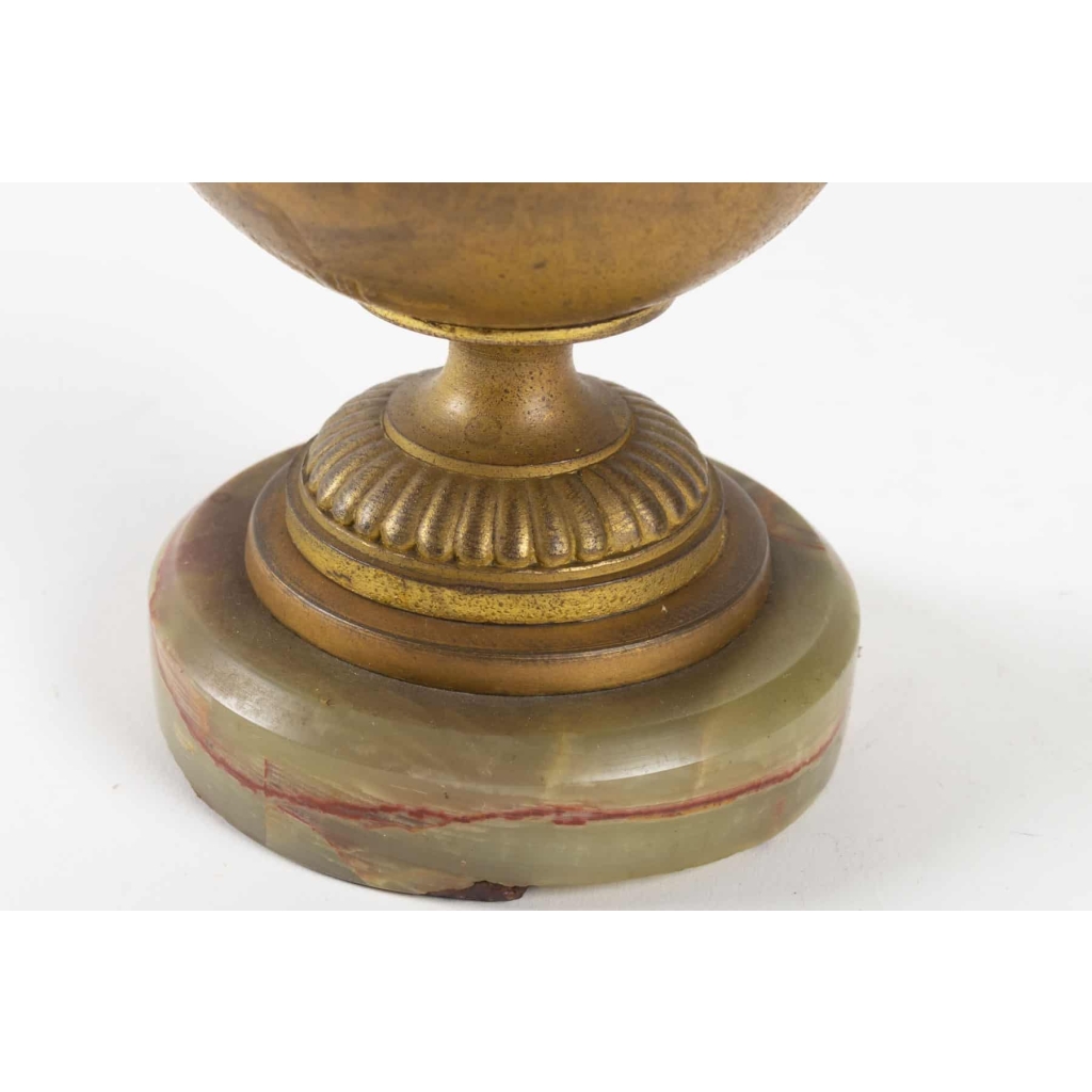Paire de vases en bronze Napoléon III