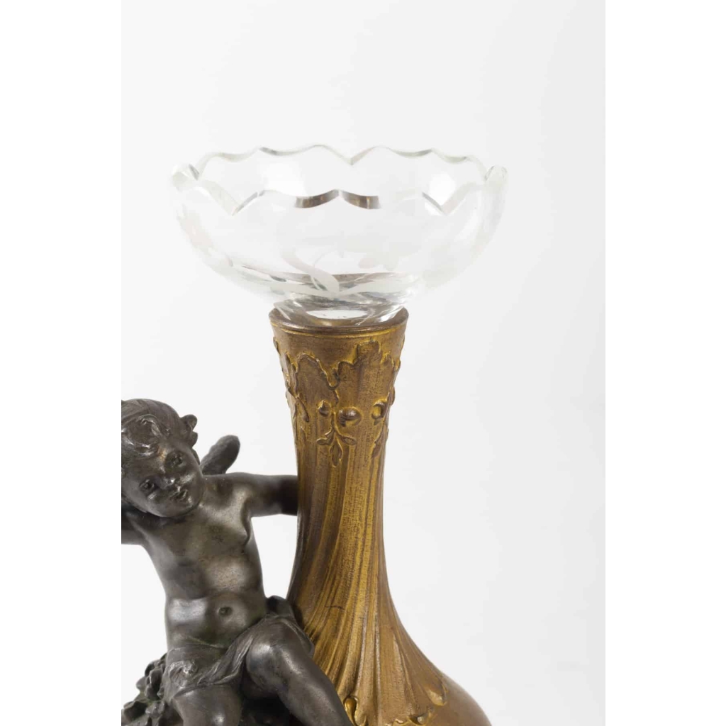 Paire de vases en bronze Napoléon III