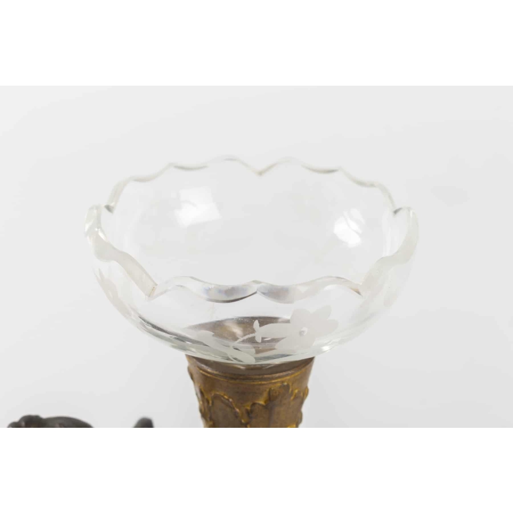 Paire de vases en bronze Napoléon III