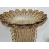 1970′ Paire De Vases Cristal Murano Fumés Et Or Toso Signés | Biron 1970' Paire De Vases Cristal Murano Fumés Et Or Toso Signés