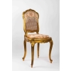 Paire de Chaises roses de Style LouisXV. Période: Napoléon III | Biron Paire de Chaises roses de Style LouisXV. Période: Napoléon III