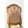 Paire de Chaises roses de Style LouisXV. Période: Napoléon III | Biron Paire de Chaises roses de Style LouisXV. Période: Napoléon III