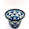 Vase « Palmettes » pâte de verre bleue, turquoise et blanche de Gabriel ARGY-ROUSSEAU | Biron Vase "Palmettes" pâte de verre bleue, turquoise et blanche de Gabriel ARGY-ROUSSEAU