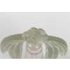 Flacon tiare « Eucalyptus » verre blanc patiné vert clair de René LALIQUE | Biron Flacon tiare « Eucalyptus » verre blanc patiné vert clair de René LALIQUE
