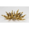 Grande Applique doubles modèle ‘Lotus » en Bronze de Paul Moerenhout, 1970. | Biron ||||||||||