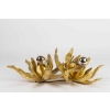 Grande Applique doubles modèle ‘Lotus » en Bronze de Paul Moerenhout, 1970. | Biron Grande Applique doubles modèle 'Lotus" en Bronze de Paul Moerenhout, 1970.