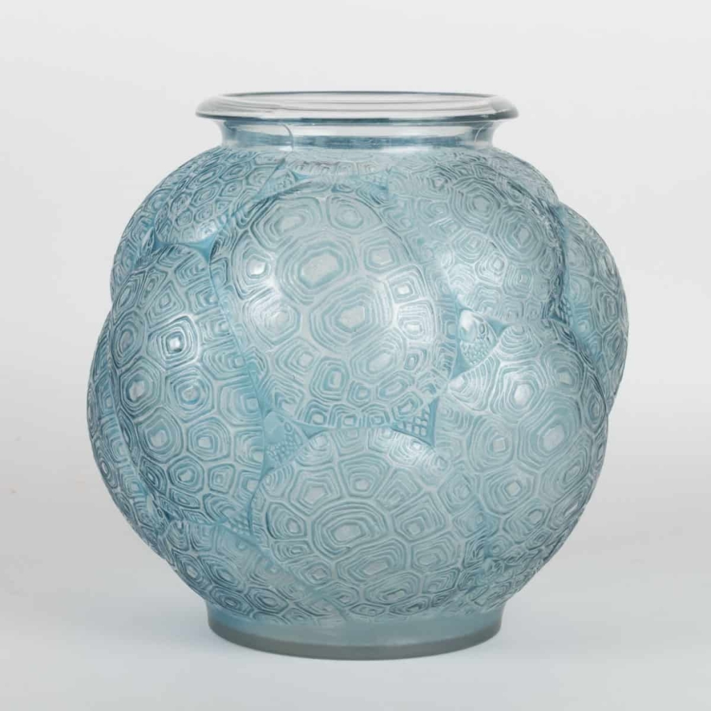 René LALIQUE « Tortues » Vase | Biron |||||||