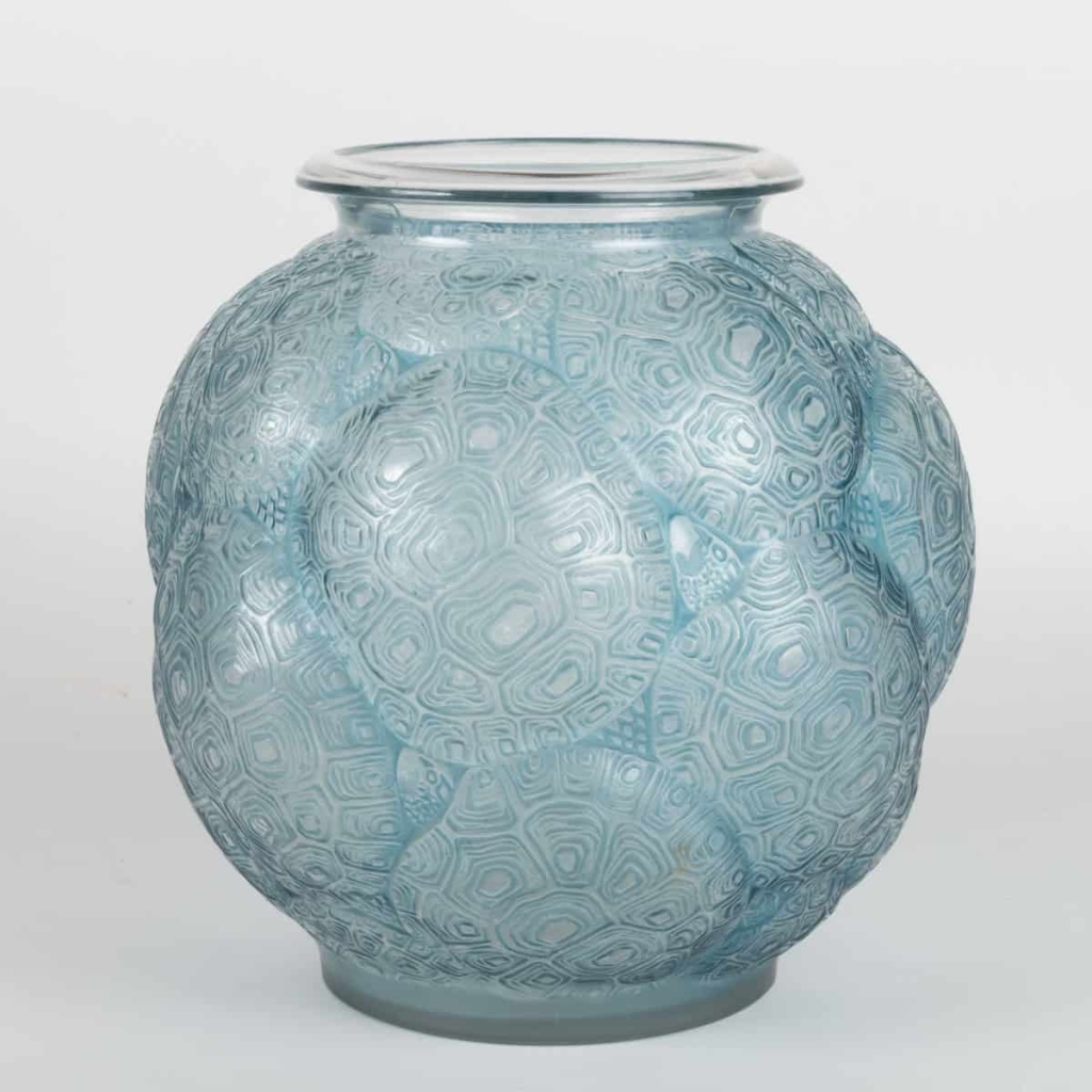René LALIQUE « Tortues » Vase | Biron René LALIQUE « Tortues » Vase