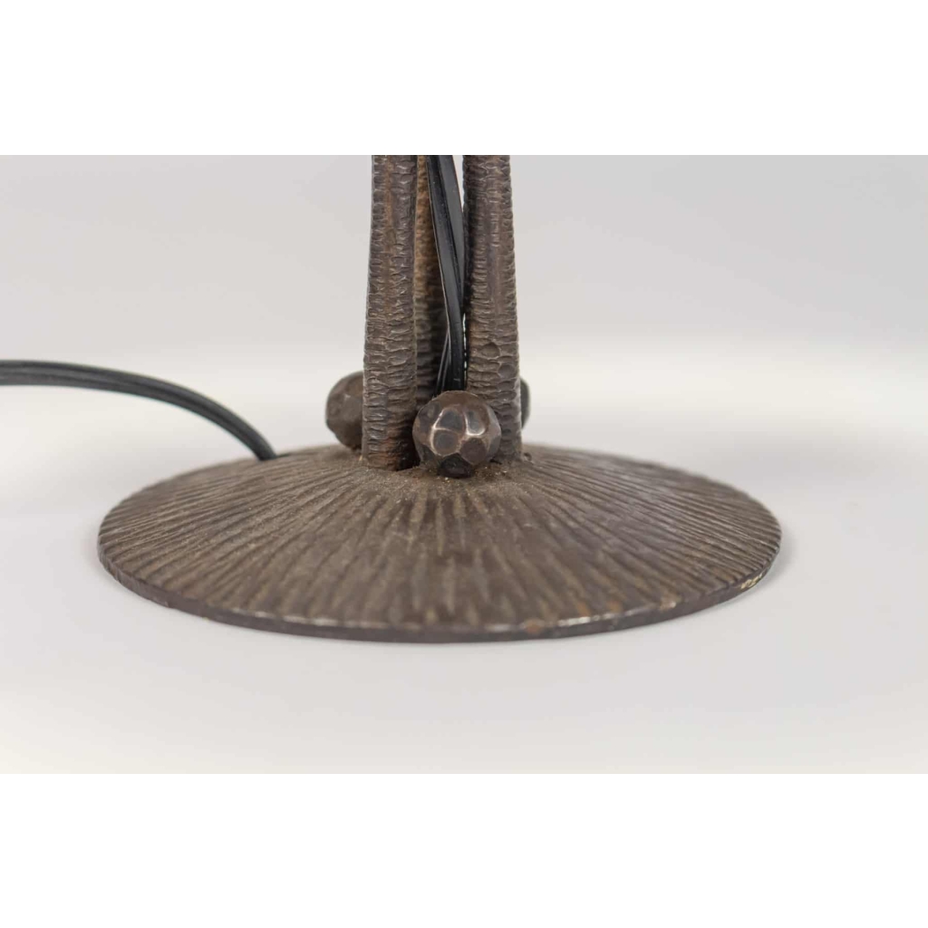 Lampe veilleuse d'ARGY ROUSSEAU "LE PANIER FLEURI"