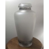 Vase « Frise Aigles » verre blanc patiné gris de René LALIQUE | Biron |||||||