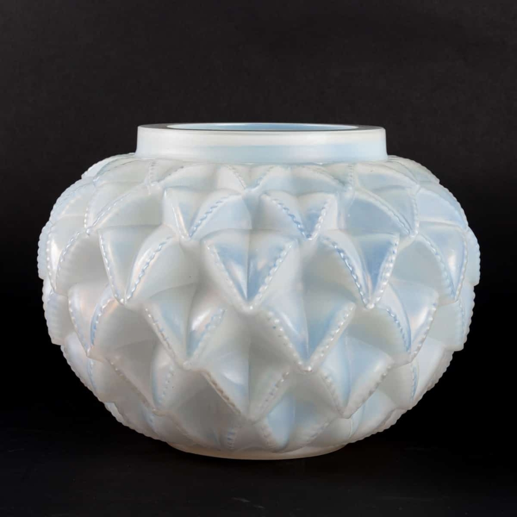 Vase « Languedoc » verre opalescent de René LALIQUE | Biron ||||||||||