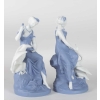 Paire de Biscuits Léda et le cygne, Léda et l’aigle 1870 | Biron Paire de Biscuits Léda et le cygne, Léda et l'aigle 1870
