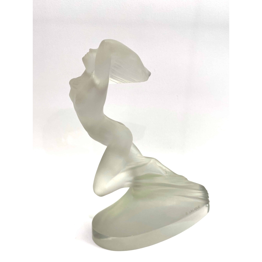 Statuette « Côte d’Azur » verre blanc de René LALIQUE | Biron Statuette "Côte d'Azur" verre blanc de René LALIQUE