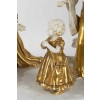 Groupe :Napoléon Ier et ses proches (porcelaine blanche et or )19e siècle | Biron Groupe :Napoléon Ier et ses proches (porcelaine blanche et or )19e siècle