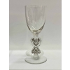 Suite de Six 6 Verres à Liqueur « Strasbourg » verre blanc patiné gris de René LALIQUE 11.5cm | Biron Suite de Six 6 Verres à Liqueur "Strasbourg" verre blanc patiné gris de René LALIQUE 11.5cm