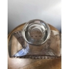 Carafe « Reine Marguerite » verre blanc émaillé marron patiné sépia de René LALIQUE | Biron Carafe "Reine Marguerite" verre blanc émaillé marron patiné sépia de René LALIQUE