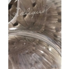 Carafe « Reine Marguerite » verre blanc émaillé marron patiné sépia de René LALIQUE | Biron Carafe "Reine Marguerite" verre blanc émaillé marron patiné sépia de René LALIQUE