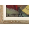 Huile sur toile "Le Guitariste" signé SOUNGOUROFF 20e siècle