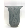 Vase « Méduse » verre blanc patiné bleu de René LALIQUE | Biron ||||