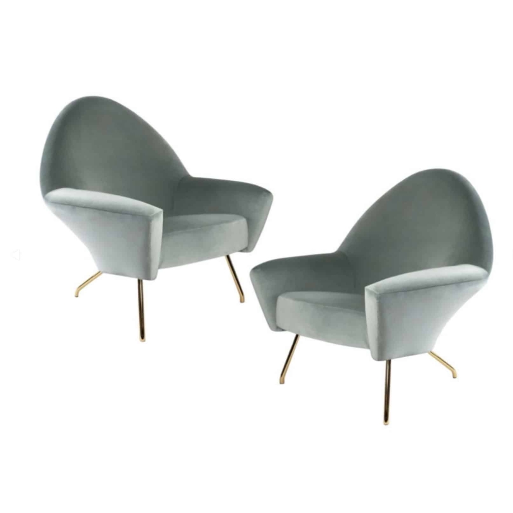 Paire de Fauteuils Modèle 770 de Joseph André Motte Edition Steiner 1950 | Biron |||||||