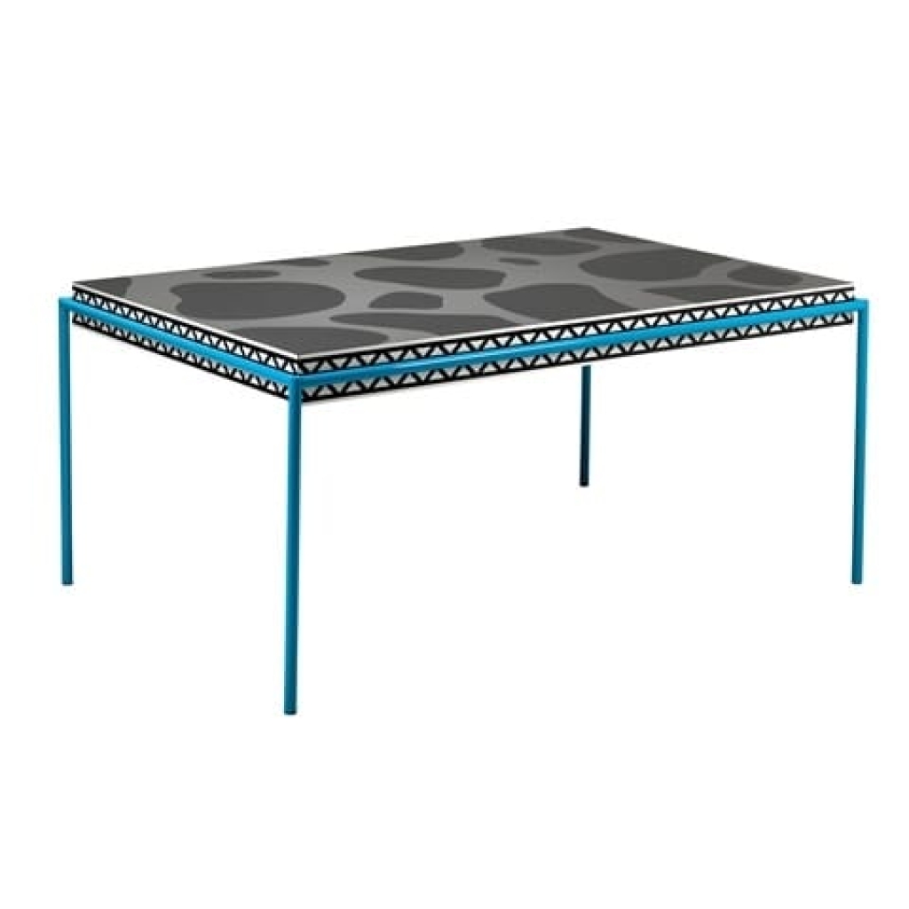 Table à manger Burgundy de Michele de Lucchi pour Memphis Milano | Biron ||