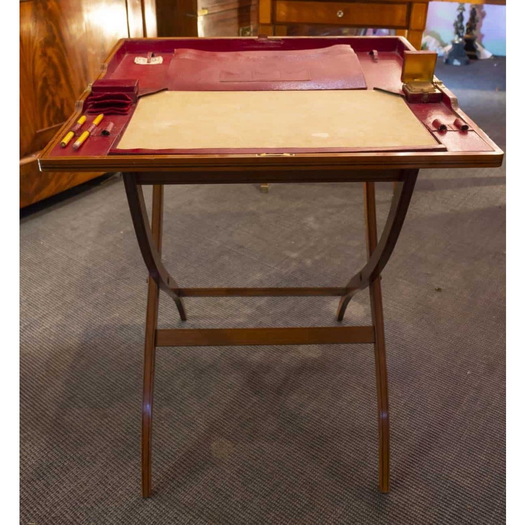 Bureau d’officier de militaire de campagne 19e siècle | Biron Bureau d'officier de militaire de campagne 19e siècle