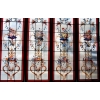 ENSEMBLE DE 4 VITRAUX FLEURIS ET COLORES REF V90 | Biron ENSEMBLE DE 4 VITRAUX FLEURIS ET COLORES REF V90