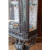 Vitrine en bronze et marbre vert Napoléon III | Biron Vitrine en bronze et marbre vert Napoléon III