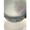 Boîte « Figurines et Voiles » verre blanc patiné bleu de René LALIQUE | Biron Boîte "Figurines et Voiles" verre blanc patiné bleu de René LALIQUE