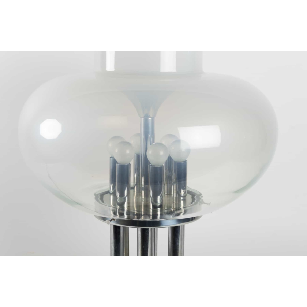 Lampe italienne « Vistosi » en verre soufflé | Biron Lampe italienne "Vistosi" en verre soufflé