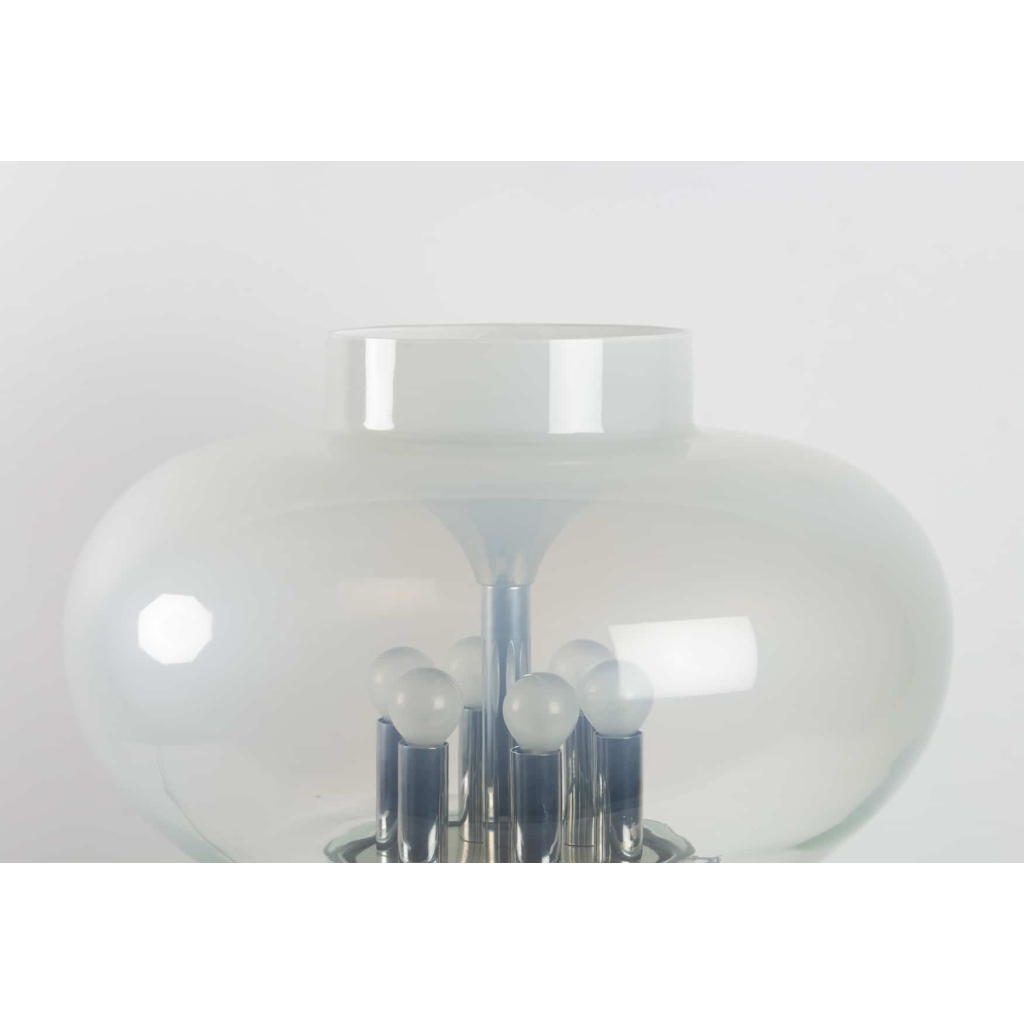 Lampe italienne « Vistosi » en verre soufflé | Biron Lampe italienne "Vistosi" en verre soufflé
