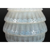 Vase « Ferrières » verre opalescent patiné gris de René LALIQUE