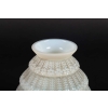 Vase « Ferrières » verre opalescent patiné gris de René LALIQUE