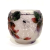 Vase « Araignées et Ronces » pâte de verre violette, rose et blanche de Gabriel ARGY-ROUSSEAU | Biron |||||
