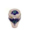 Vase « Masques » pâte de verre violette, turquoise et blanche de Gabriel ARGY-ROUSSEAU | Biron Vase "Masques" pâte de verre violette, turquoise et blanche de Gabriel ARGY-ROUSSEAU