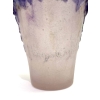 Vase « Masques » pâte de verre violette, turquoise et blanche de Gabriel ARGY-ROUSSEAU | Biron Vase "Masques" pâte de verre violette, turquoise et blanche de Gabriel ARGY-ROUSSEAU