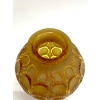 Vase « Laiterons » verre jaune patiné de René LALIQUE | Biron Vase "Laiterons" verre jaune patiné de René LALIQUE