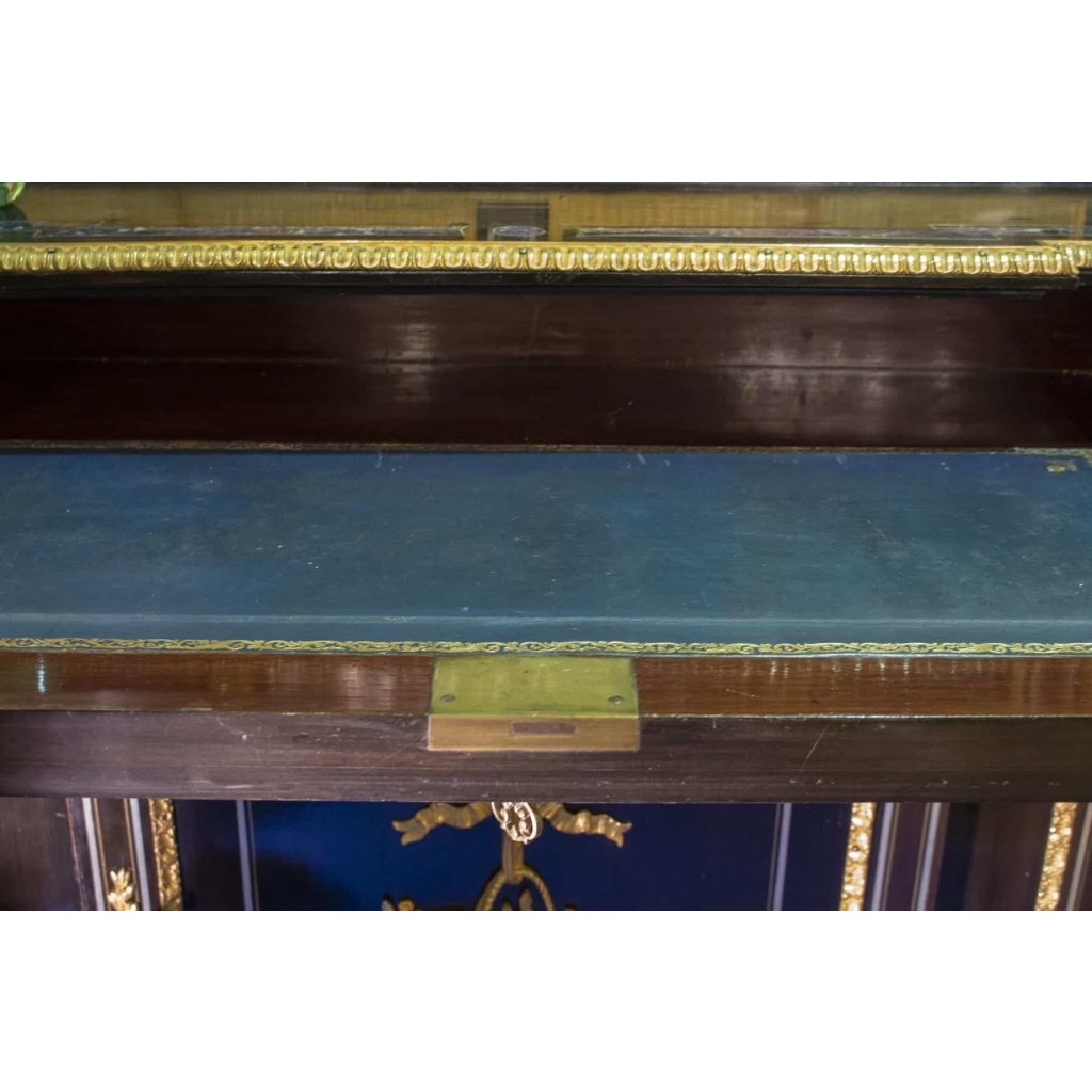 Meuble en ébène à décor lapis-lazuli NIII | Biron Meuble en ébène à décor lapis-lazuli NIII
