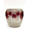 Vase « Géranium » pâte de verre rose, violette et blanche de Gabriel ARGY-ROUSSEAU | Biron Vase "Géranium" pâte de verre rose, violette et blanche de Gabriel ARGY-ROUSSEAU