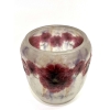 Vase « Géranium » pâte de verre rose, violette et blanche de Gabriel ARGY-ROUSSEAU | Biron Vase "Géranium" pâte de verre rose, violette et blanche de Gabriel ARGY-ROUSSEAU